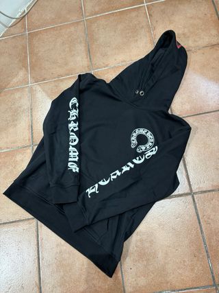 Felpa Chrome Hearts Nera con Logo