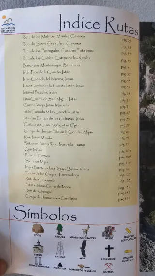 Guía de senderismo de la Costa del Sol Occidental