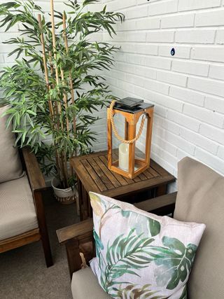 Conjunto Muebles Jardín Madera