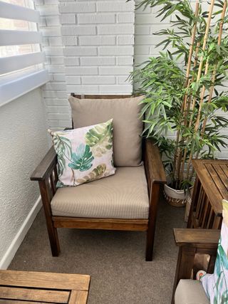 Conjunto Muebles Jardín Madera