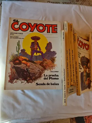 Novelas " El Coyote" de J. Mallorquí