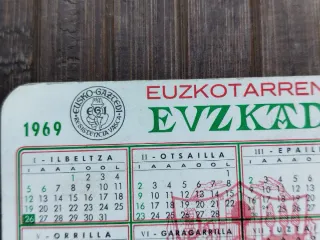 Calendario político Vasco Euskadi