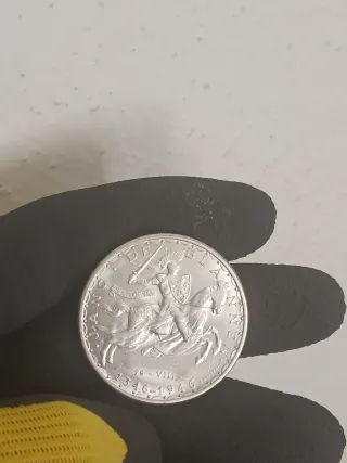 Moneda plata luxemburgo escasa alta conservacion