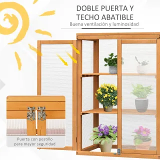 Invernadero Madera Policarbonato