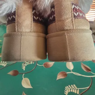Stivaletti bambina pelo beige