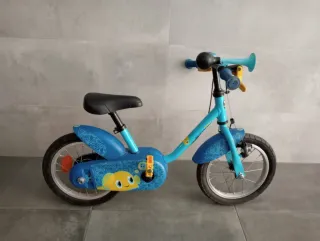 Bicicleta infantil azul