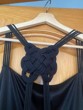 Vestido Zara Negro Espalda Descubierta