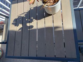 Conjunto mesa y 2 sillas terraza