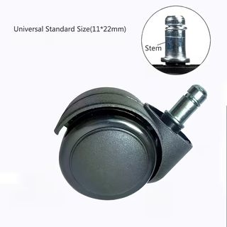 5 Ruedas Gemelas Repuesto Silla Oficina