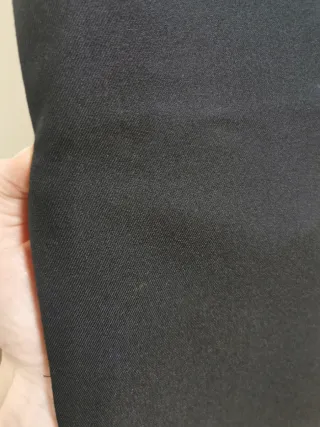 Gonna H&M longuette spacco vita alta nera XS