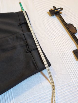 Gonna H&M longuette spacco vita alta nera XS