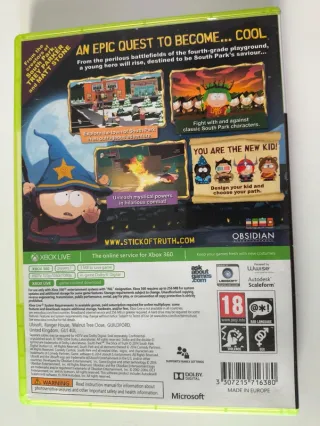 juego South Park varita de la verdad Xbox 360 PAL