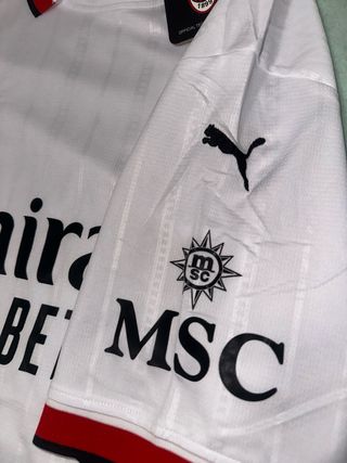 Camiseta AC Milan Blanca 2024/25 -Detalles Premium