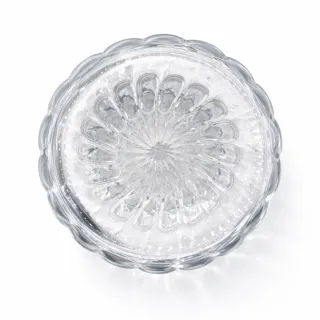 Licorera Vintage Cristal Tallado y Oro 30cm