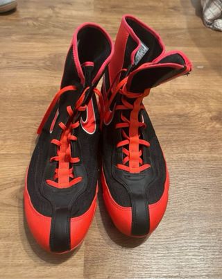 Zapatillas de Boxeo Nike Naranja y Negro