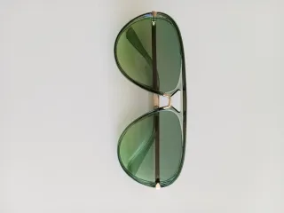 Gafas de Sol Aviador Verdes y Doradas