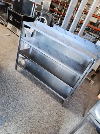MUEBLE ACERO INOXIDABLE CON ESTANTES 658745091