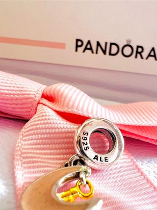 Pandora Charm Luna y Llave Plata S925 ALE