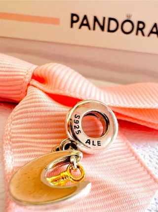 Pandora Charm Luna y Llave Plata S925 ALE