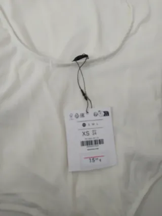 Body sin mangas blanco XS