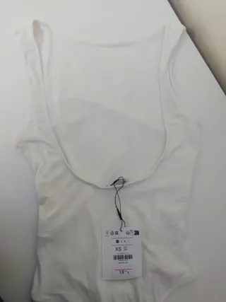 Body sin mangas blanco XS