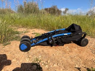 Carrito Chicco azul y negro