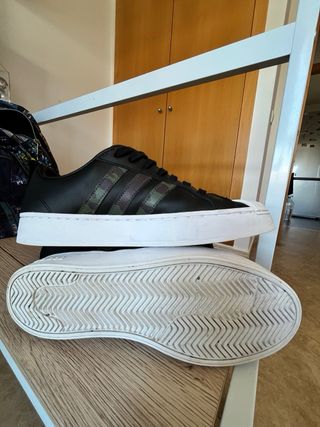Zapatillas Adidas Superstar Negras Camuflaje
