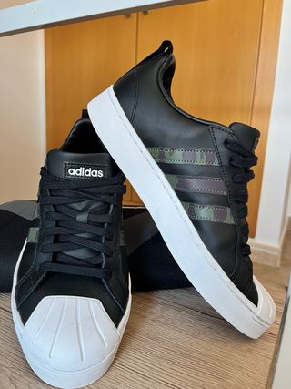 Zapatillas Adidas Superstar Negras Camuflaje
