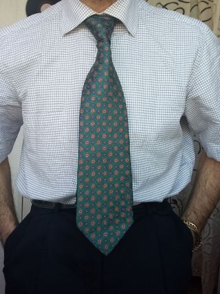 Giorgio Redaelli Cravatta Originale 100% SETA ITA