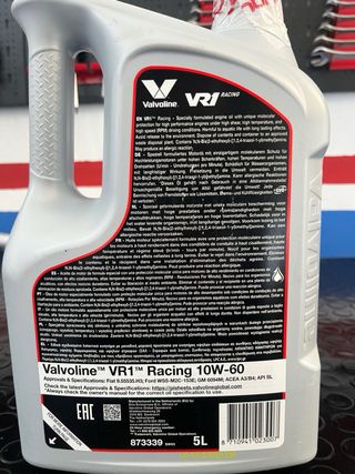 Valvoline VR1 Racing 10W-60 Aceite Motor