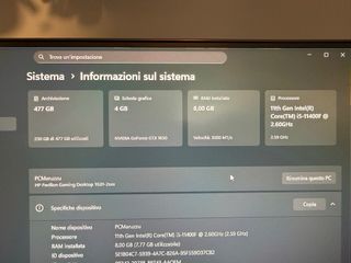 PC Fisso HP Pavilion Gaming Nero/Verde