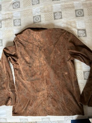 Camicia/Giacca vintage effetto scamosciato
