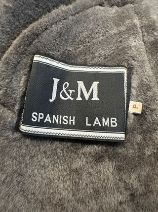 Abrigo piel vuelta marrón