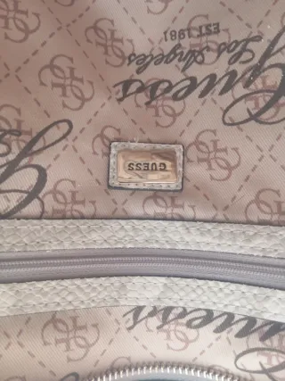Bolso Guess Beige y Blanco