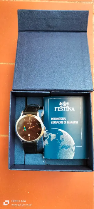 Reloj Festina F71 Mujer Negro y Plateado