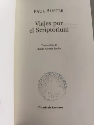 Viajes por el scriptorium