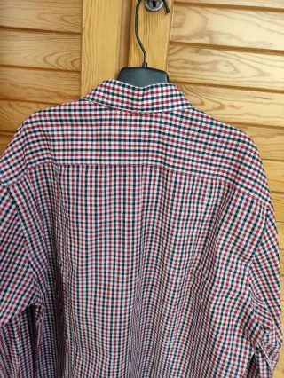 Camisa H&M Cuadros Rojo/Negro Talla L