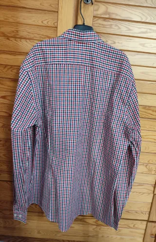 Camisa H&M Cuadros Rojo/Negro Talla L