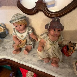 Figuras Niños Vintage Lote 2 Piezas