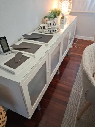 Aparador Comedor Ikea Blanco Cristal