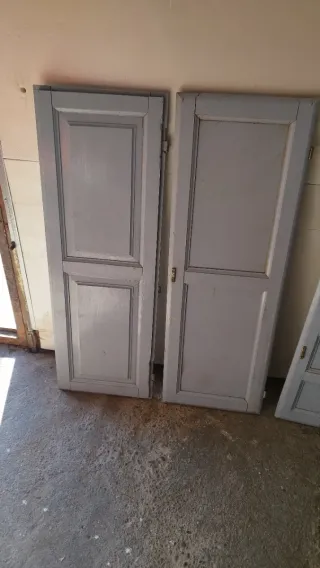 Contraventanas de madera para manualidades