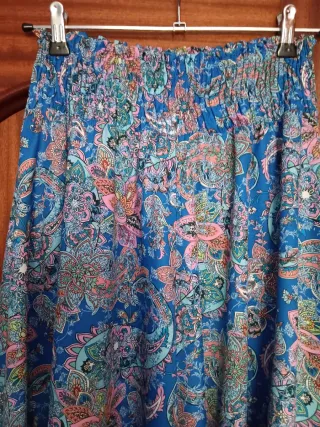 Falda larga Kelrebec T. S/M Estampada