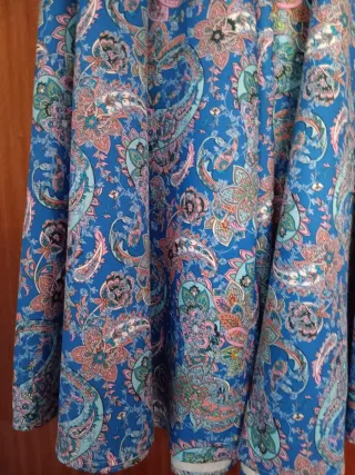 Falda larga Kelrebec T. S/M Estampada