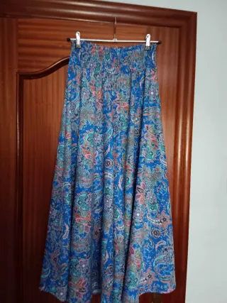 Falda larga Kelrebec T. S/M Estampada