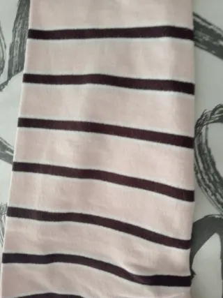 Sudadera fina rayas rosa y negro