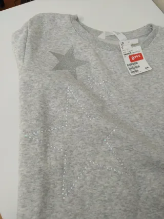 Jersey H&M niña estrellas