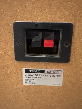 2 Altavoces TEAC SX-550 Negros