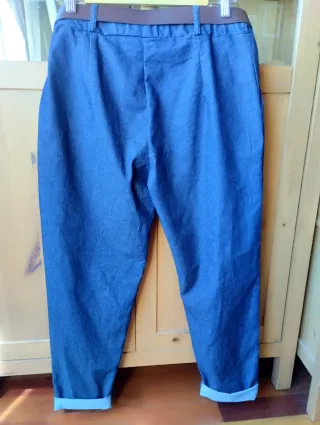 Pantalón jeans mujer estilo jogger