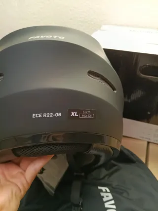 Casco Moto Integral Favoto Negro