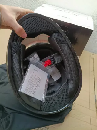 Casco Moto Integral Favoto Negro